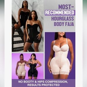 🆕 Snatched Body Women's Strapless Nude Faja